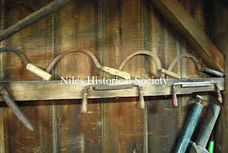 Hand sickles and draw knives