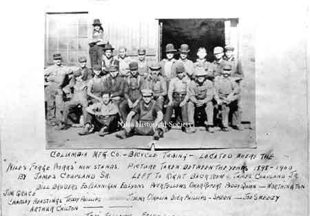 Columbia Manufacturing Co. -Bicycle tubing- located where the Niles Forge stood until 1975