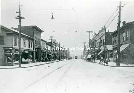 On the southeast corner was the old Ward Residence built in the early 1840s.