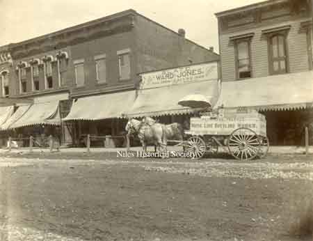 Photo taken of the delivery wagon