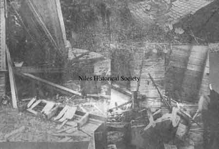 On August 18, 1926, Hewitt and his family nearly paid with their lives when a blast reverberated through the night and left their home in shambles. The Safety Director, his wife and two children, Lee and Ruth, were asleep when the explosion occurred. Because the bomb had been placed next to a brick pier which supported the porch, the force of the blast was deflected outward, away from the home. Thus no one was seriously injured.
