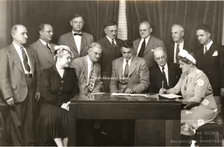 The committee for the 4th of July celebrations in 1942.