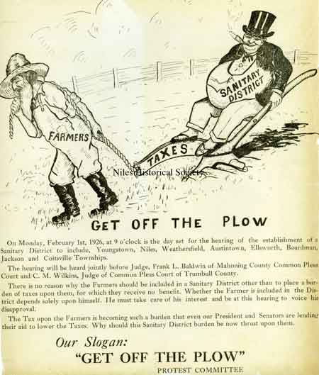 In 1925, construction of Meander Dam was recommended. Seven years passed before it was accomplished. The costs dismayed some officials and residents. For a time, Niles and Youngstown appeared to be in dangerous competition for the project. Niles had optioned the dam site and Youngstown much of the needed watershed land. The solution: joint development.