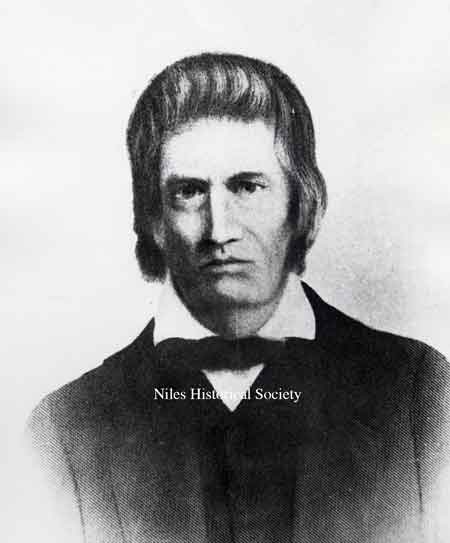 Drawing of James Heaton, founder of Niles.