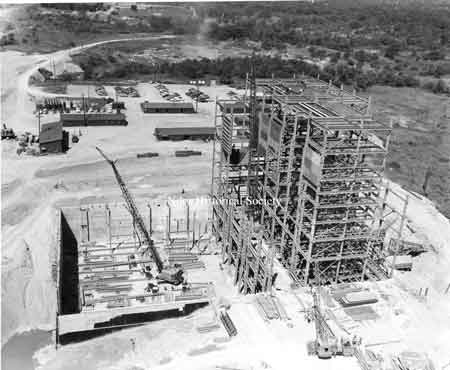 construction of the Ohio Edison Power Plant