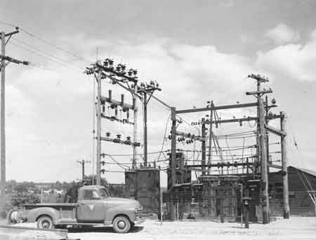 construction of the Ohio Edison Power Plant
