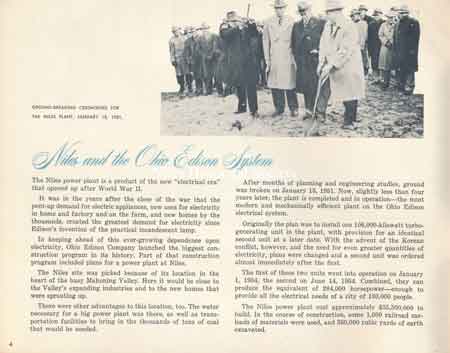 The 1954 Diamond celebration of Thomas Edison's incandescent light bulb brochure