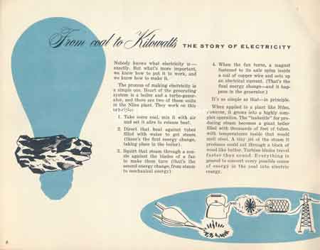 The 1954 Diamond celebration of Thomas Edison's incandescent light bulb brochure