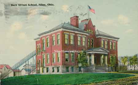 Postcard of Bert Street School.