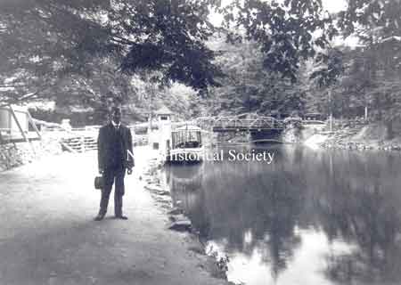 View of Meander Creek in Riverside Park.