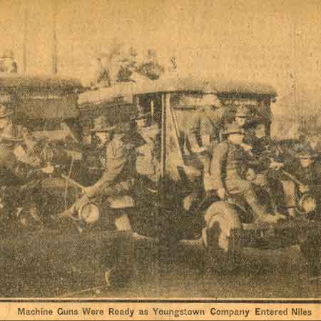 Machine guns were ready as Youngstown