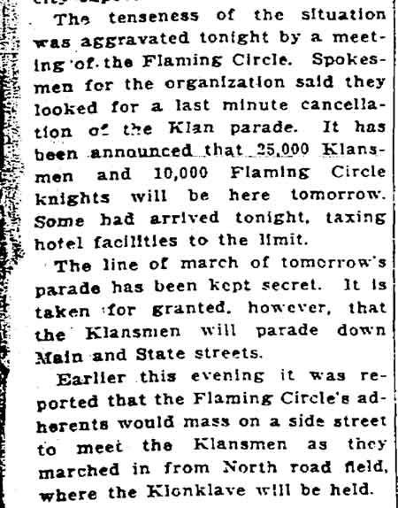 Guard officials met in Niles on Governor Donahey’s order.