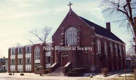 Trinity Lutheran Church with 1962 addition.