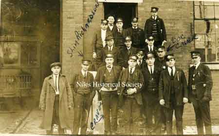 Street Car Conductors at Car Barn.