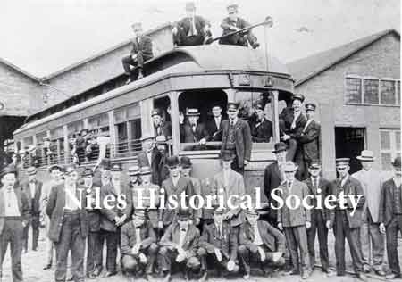 At the car barns, the 'Limited' cars were