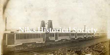 Six interurban cars shipped to Brandon Municipal in Manitoba, Canada.