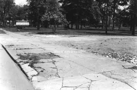 Photo of sidewalks and Central Park.