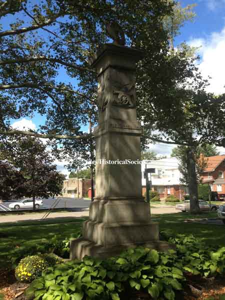 The Civil War Monument.The Civil War Monument.