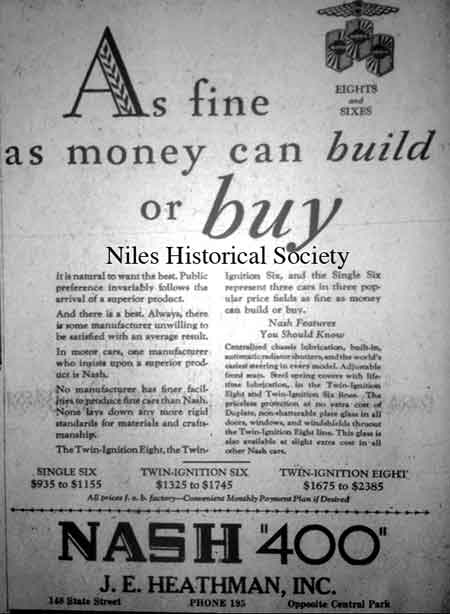 Sample newpaper car advertisements.