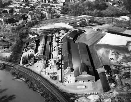Aerial view of No. 2 plant in 1947