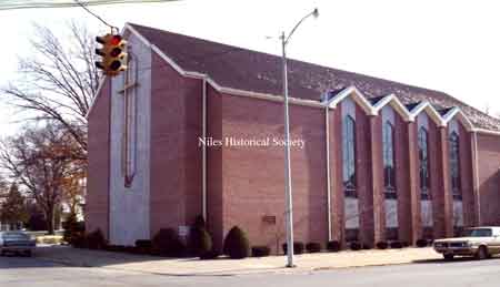 A new church and the present day First Christian Church was dedicated in 1966 and the first service was held on Palm Sunday April 3, 1966.