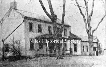 In 1818 James Heaton built this house on the southwest corner of what is now Robbins Avenue and Cleveland.