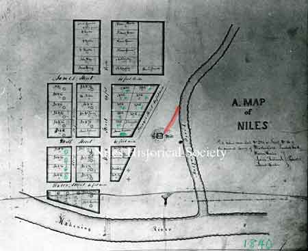 1840 Map of Niles.