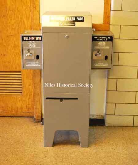 Pencil and paper dispenser.