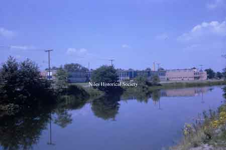 Mosquito Creek view of Niles McKinley High School