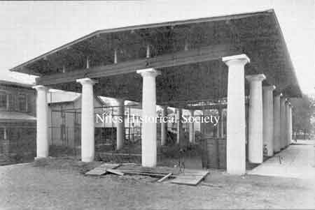 Outdoor playground which later became the enclosed Annex