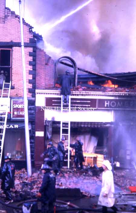 The photographs below show various scenes from the Hoffman Fire.