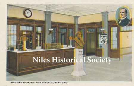 Photograph of the original check from Henry C. Frick to the Memorial Library in the amount of $50,000.00.