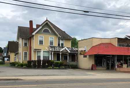 Morabito residence and supermarket at 533 Robbins Avenue. There was an underground passage between these two buildings.