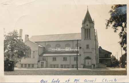Mt. Carmel Church with Robbins Home