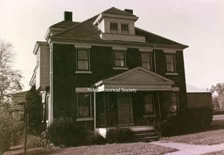 View of the front entrance of the Holy Humility of Mary Convent on South Arlington Avenue