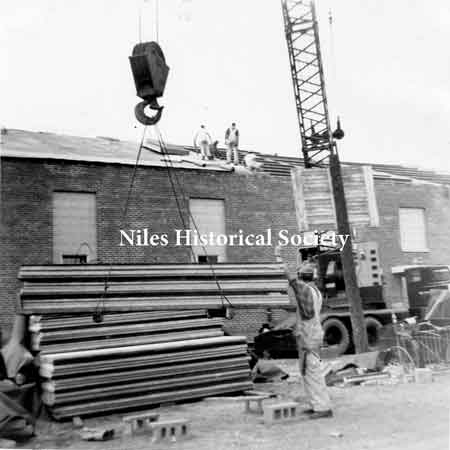 Construction of St. Stephen School.