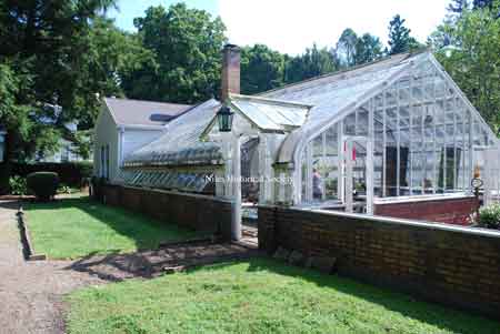Back view of greenhouse.
