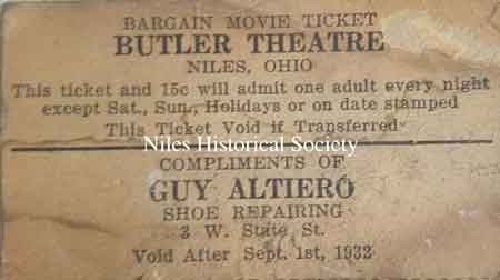 Many small businesses rewarded their customers with a discounted ticket to the Robins Theatre.