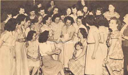 A blanket-swathed two-week old baby was the