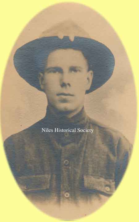 Pvt. T. E. Hogarth who was killed