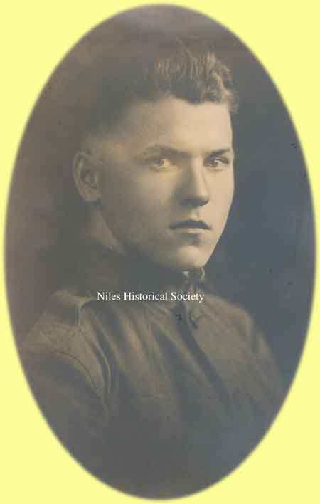 Pvt. J. E. Sullivan who died of influenza at Camp Sherman in Ocober 1918.