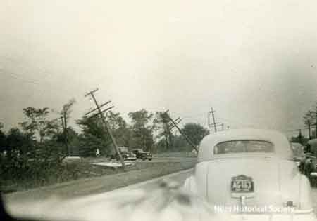View of funnel cloud