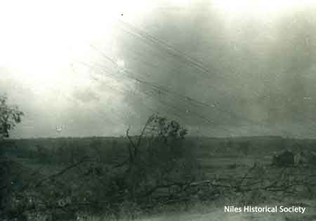 View of funnel cloud