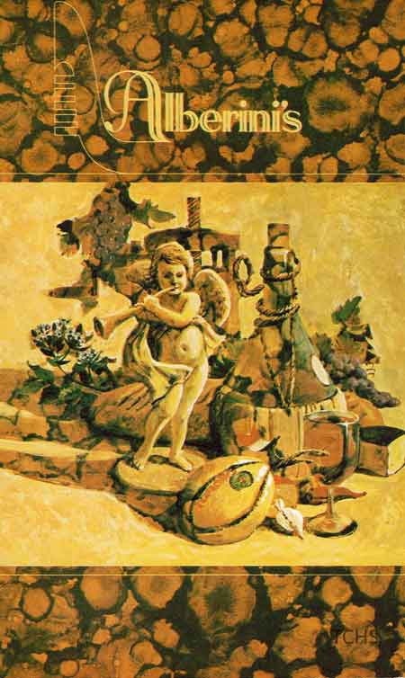 Alberini menu cover