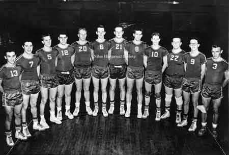 1953-54 undefeated basketball team.