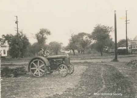 The original farm tractor used on the Blott farm since 1938.