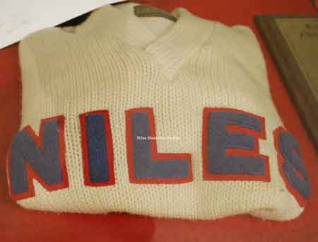 Bo Rein’s letter sweater.