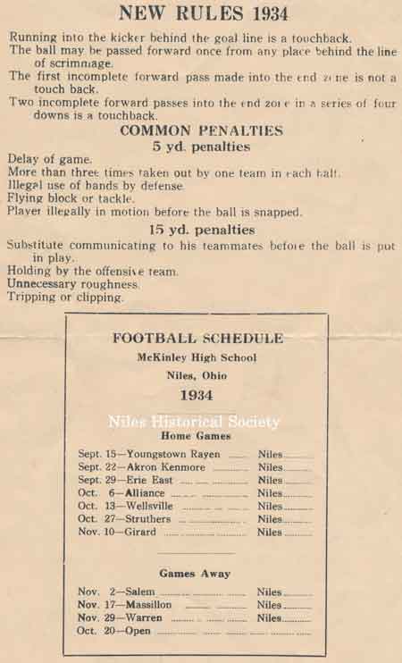 Centennial Souvenir Program