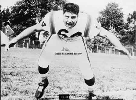 Teddy Pappas, first high school All-American from Niles.1960