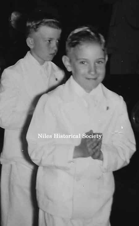 Bo Rein’s First Communion photograph.